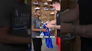 Luka Dončić Buys Sneakers For A Mavs Ballboy On Sneaker Shopping 🏀