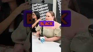 She compared being fat to being black! 😬