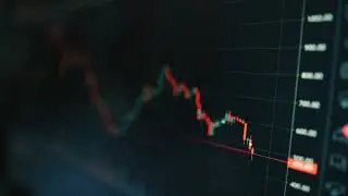 No Copyright Profit on the stock market | Candle sticks graph Stock Footage Video