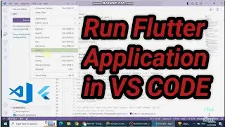 How to run flutter application in vs code | How to run flutter app in vs code