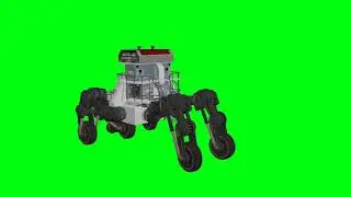 Green Screen robot machine chroma key footage part 4