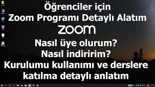 Öğrenciler için Zoom Nasıl Üye Olunur, Kurulumu, Derse Nasıl Katılınır #EvdeKal