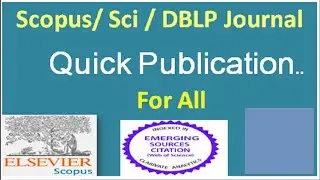 Fast Publication Scopus and SCI Journal | Multidisciplinary Journal