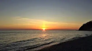 БУХТА ИНАЛ ЧЕРНОЕ МОРЕ, пляж 🏖️, закат🌅, 8 НОЯБРЯ 2019