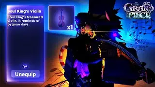 [GPO] SHOWCASING MAX SOUL KING VIOLIN!! ACTUALLY GOATED!! (BROOK)