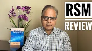 Review of Response Surface Methods, Optimization Lecture 52