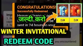 Free Fire Winter Invitational 2021 Redeem Code | Ff Redeem Code Today | Free Fire Esports India