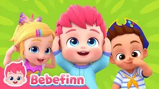 Head, Shoulder,Knees and Toe 💆‍♀️💪🏾🦵🦶🏻 | EP88 | Sing Along Bebefinn | Best Kids Songs