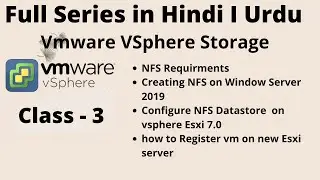 How to add NFS Datastore to VMware ESXi 7.0 |Install and configure NFS Server on Windows Server 2019