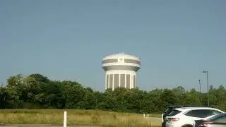 A Columbus water tower
