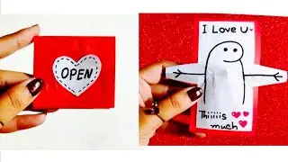 How to make a Pop Up Hug Card | I Love You This Much Card | DIY Simple Handmade Card