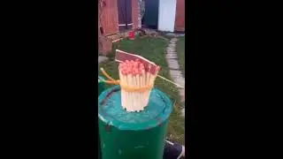 как сделать сигнализацию из спичек  +12