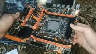 Материнская плата Atermiter X99 Socket LGA2011 Xeon E5 2620 V3 (распаковка, установка)