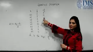 Quartile deviation for discrete data