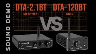 Dayton Audio Amplifier Shootout | DTA-2.1BT vs. DTA-120BT | Sound Demo
