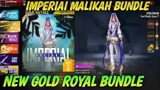 FF NEW GOLD ROYAL BUNDLE | FREE FIRE NEW EVENT TODAY | IMPERIAI MALIKAH BUNDLE-GARENA FREE FIRE