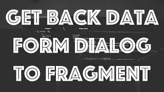 Android: Data transfer from dialog to fragment using Kotlin