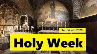 The Church of the Holy Sepulchre is ready for Holy Week, embracing faith and history in Jerusalem.