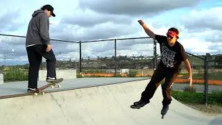 10 Ways to Drop In on a Skateboard (Extreme Rollerblading)