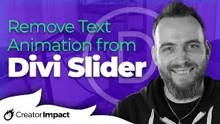 Remove Text Animation from Divi Full-Width Slider