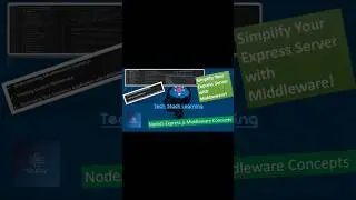 Supercharge Nodejs Express with Middleware! 