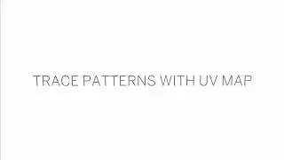Marvelous Designer 8: UPDATE Trace Patterns with UV Map