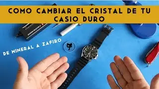 CAMBIO de cristal mineral por uno de ZAFIRO - Casio Duro MDV-106 y MDV-107