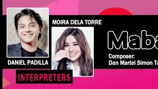 Daniel Padilla & Moira Dela Torre - Mabagal (Lyrics)