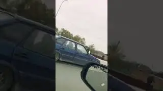 В Чечне загорелась Lada Vesta “Грозненское Такси»