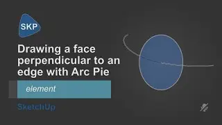 Drawing a face (circle, polygon) perpendicular to an edge in SketchUp