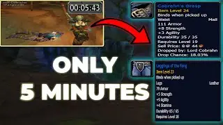 Lord Cobrahn Solo in 5 Minutes (No Stealth) [Patched] | Season of Discovery