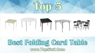 Best Folding Card Table - Top 5 Folding Card Table Reviews