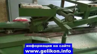 распиловка горбыля на обрезные доски очень быстро станок гп-500-3