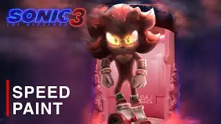 SHADOW | SONIC MOVIE 3 | SPEEDPAINT