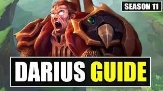 HOW TO PLAY DARIUS TOP SEASON 11 - (Best Build, Runes, Gameplay) - S11 Darius Guide