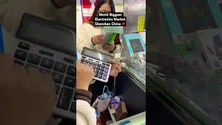World Biggest Electronics Market Shenzhen China 