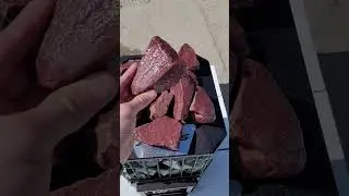 Малиновый кварцит обвалованный в печи бани
