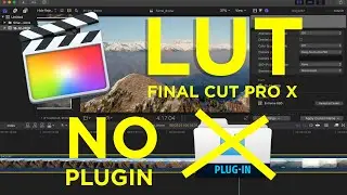 How to Install LUT in Final Cut Pro X without external plugins.
