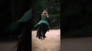 hot sexy women riding horse looking so great in sunny day shorts 1080p