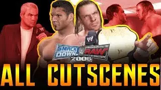 WWE Smackdown Vs Raw 2006 - ALL CUT SCENES - Season Mode (RAW)