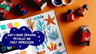 KOH-I=NOOR METALLIC DRAWING INK FIRST IMPRESSION