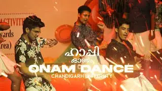 Onam dance at Punjab || Chandigarh University || Aaravam 4K