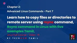 Rsync Command in Linux Tamil | Learn How to use rsync command in Linux