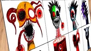Drawing Incredibox Sprunki Phase 7 | BEHIND THE SMILES ( #incredibox #sprunki ) pt.3