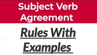 ✅ Subject-Verb Agreement for All Competitive Exams | Crack English Grammar | Rules You Must Know 👋👋