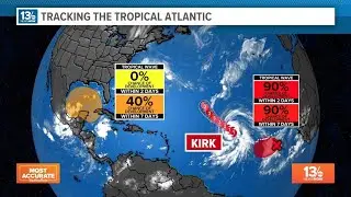 Kirk becomes a hurricane, another tropical system may form soon
