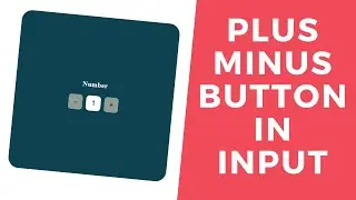 Plus Minus Input Incrementer - Number Spinner -HTML CSS and jQuery Plugins