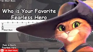 Who Is Your Favorite Fearless Hero? (Puss in Boots) Guitar Tutorial