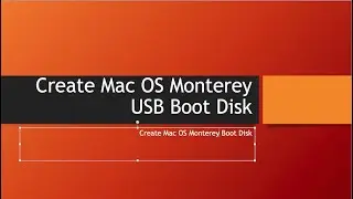 Create Mac OS Boot Disk