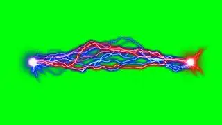Lightning effect || no copyright green screen video